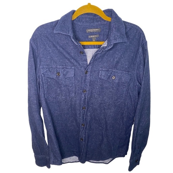 Banana Republic Denim Luxe Soft Flannel - Picture 1 of 8